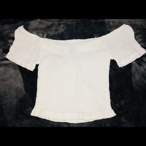 Off the shoulder shirt